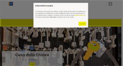 Desktop Screenshot of casadellachiave.biz