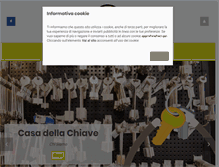 Tablet Screenshot of casadellachiave.biz